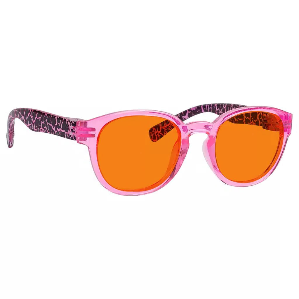 100% Blue Blocking Glasses Orange Lenses Metalless Screwless