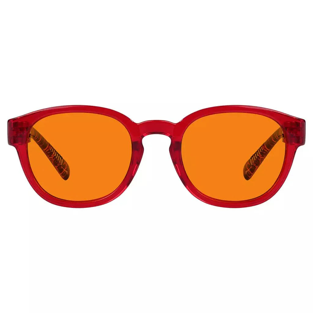 100% Blue Blocking Glasses Orange Lenses Metalless Screwless