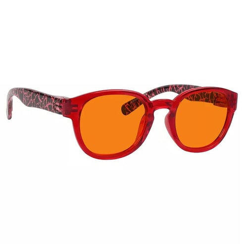 100% Blue Blocking Glasses Orange Lenses Metalless Screwless