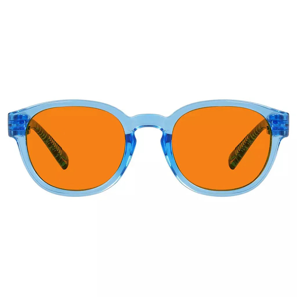 100% Blue Blocking Glasses Orange Lenses Metalless Screwless