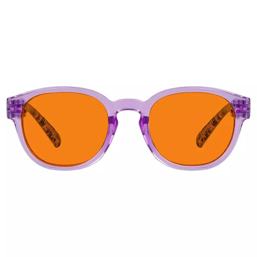 100% Blue Blocking Glasses Orange Lenses Metalless Screwless