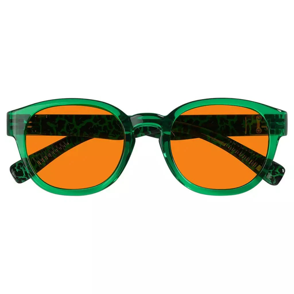 100% Blue Blocking Glasses Orange Lenses Metalless Screwless
