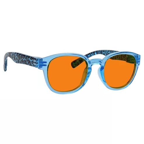 100% Blue Blocking Glasses Orange Lenses Metalless Screwless