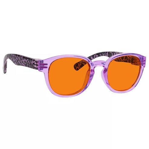 100% Blue Blocking Glasses Orange Lenses Metalless Screwless