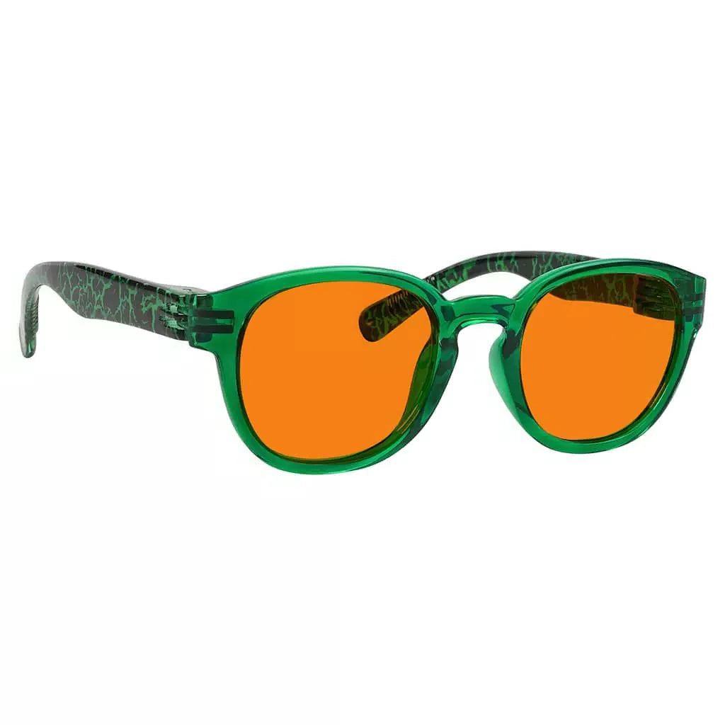 100% Blue Blocking Glasses Orange Lenses Metalless Screwless