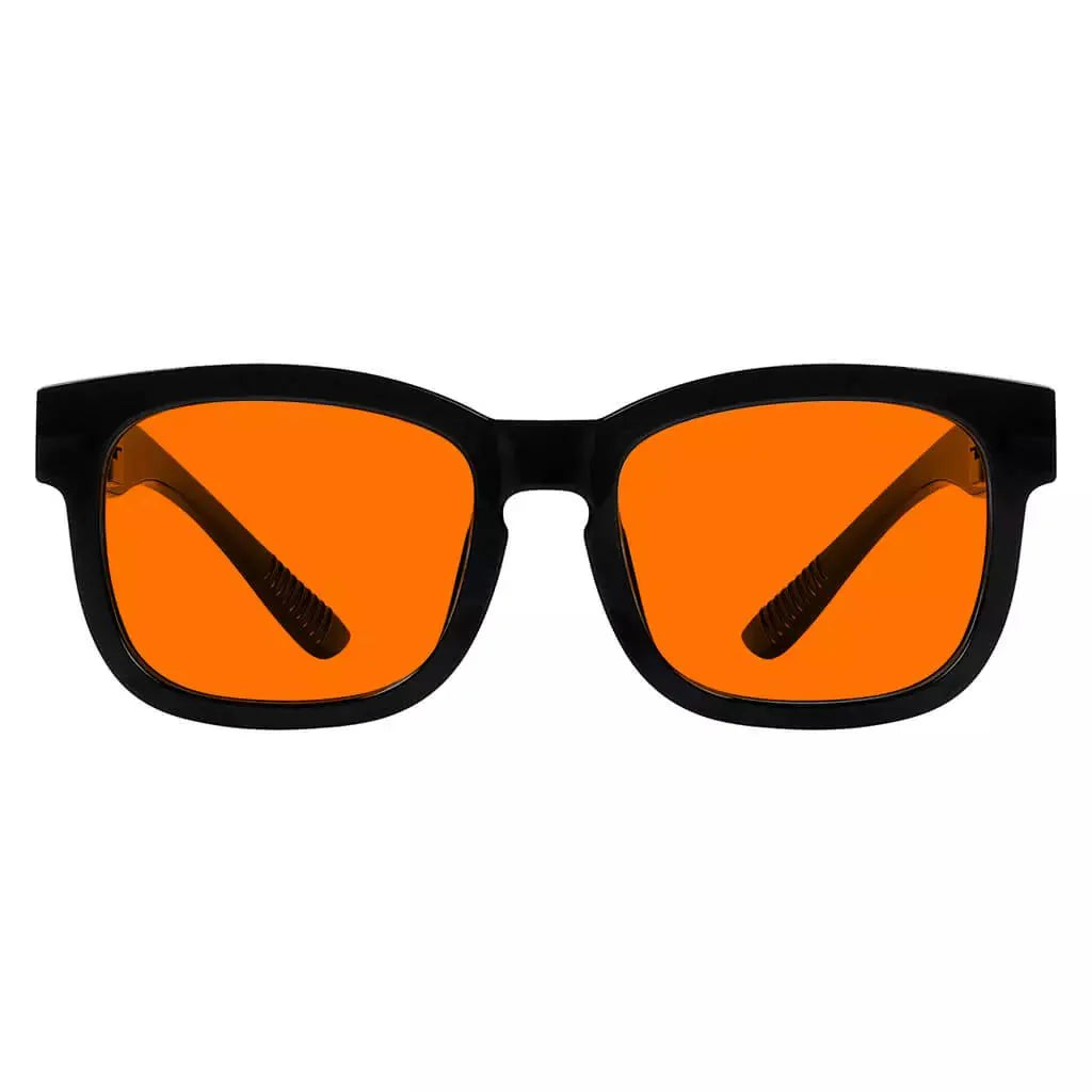 100% Blue Blocking Glasses Nighttime Oversize Metalless R033-B98