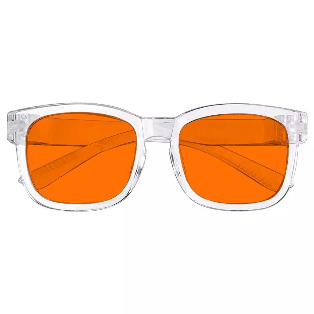 100% Blue Blocking Glasses Nighttime Oversize Metalless R033-B98