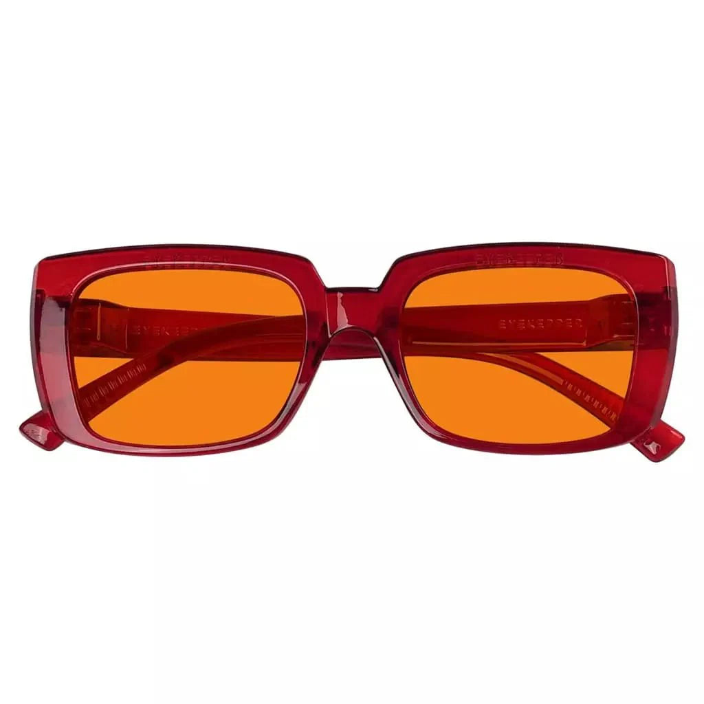 100% Blue Blocking Nighttime Orange Glasses Metalless Specs NR9107-B98