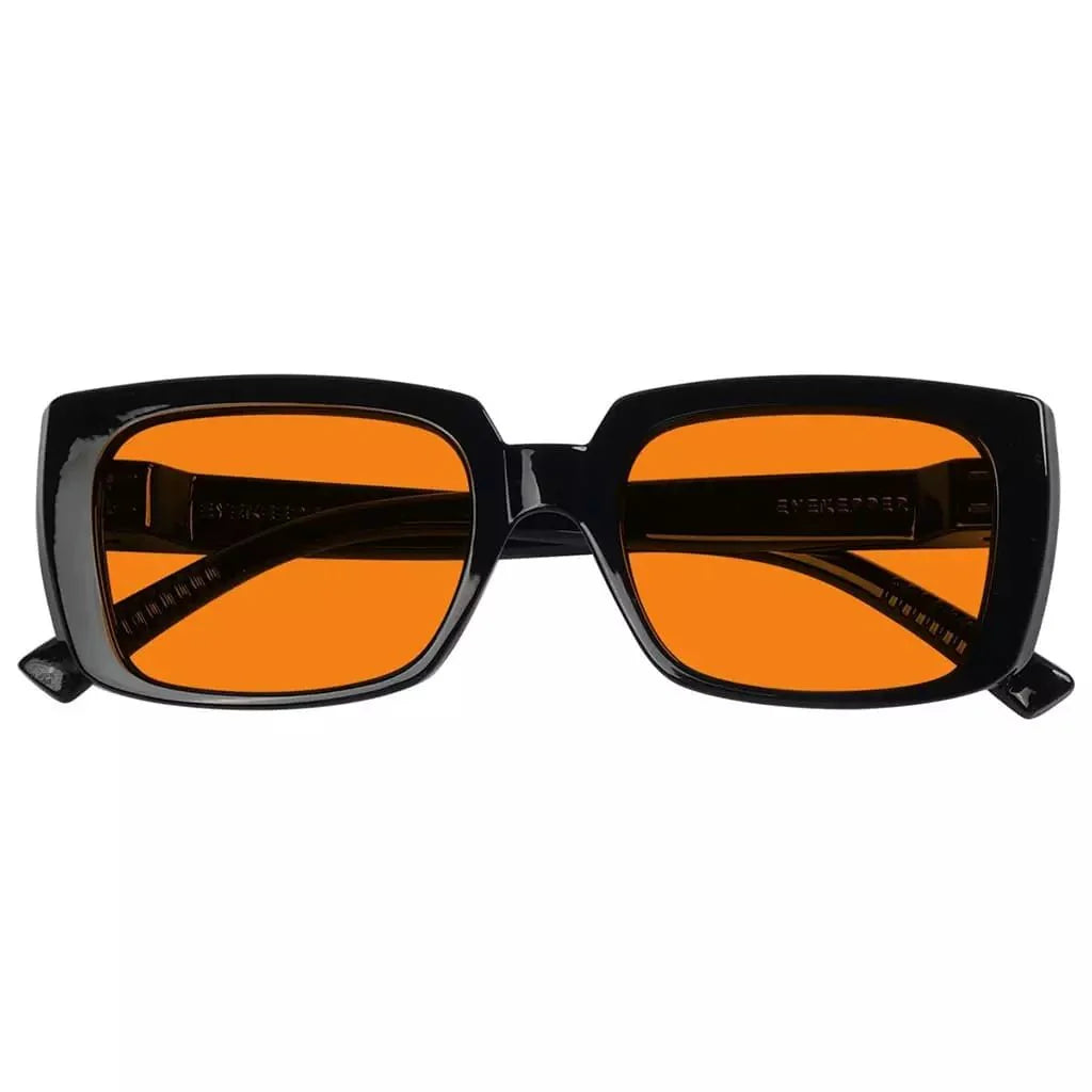 100% Blue Blocking Nighttime Orange Glasses Metalless Specs NR9107-B98