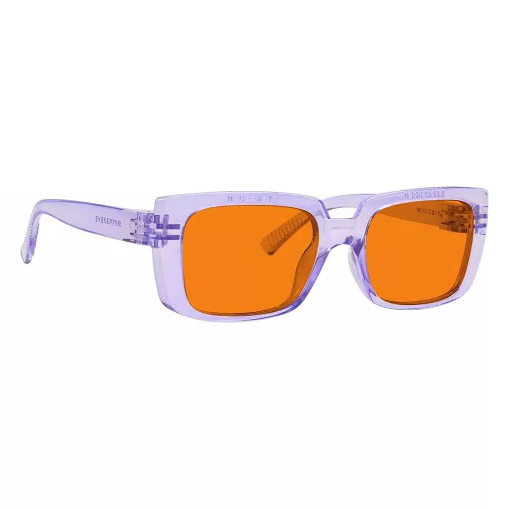 100% Blue Blocking Nighttime Orange Glasses Metalless Specs NR9107-B98