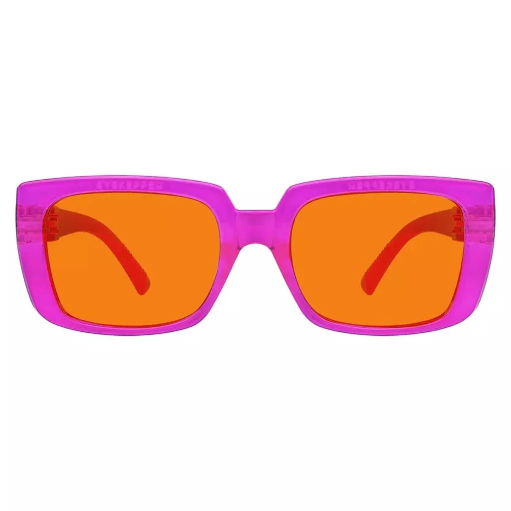 100% Blue Blocking Nighttime Orange Glasses Metalless Specs NR9107-B98