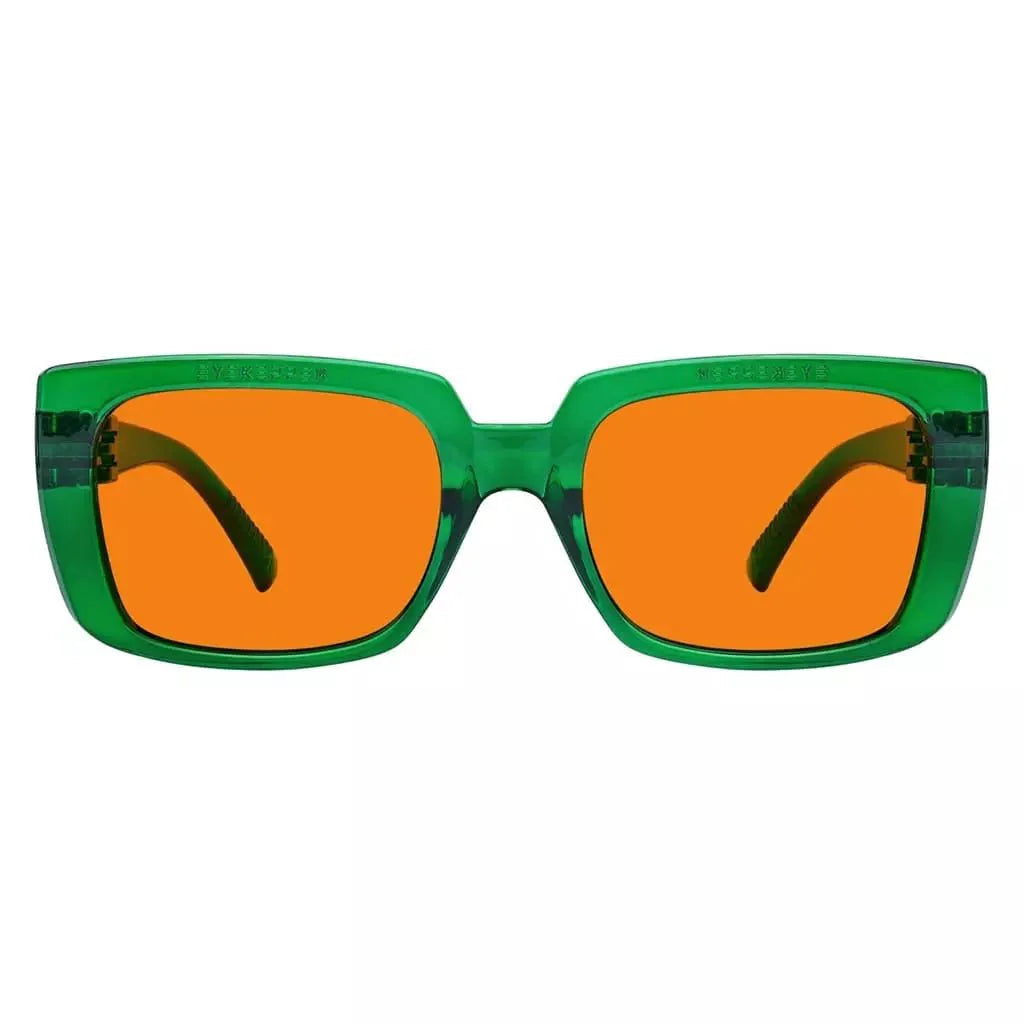 100% Blue Blocking Nighttime Orange Glasses Metalless Specs NR9107-B98