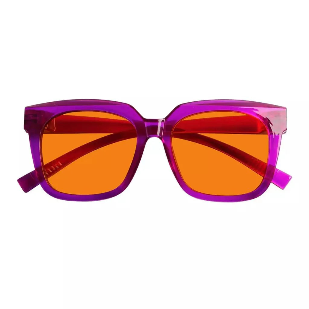 100% Blue Light Blocking Glasses Nighttime Metalless R2144-B98