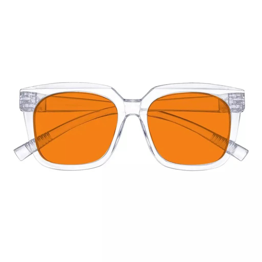 100% Blue Light Blocking Glasses Nighttime Metalless R2144-B98