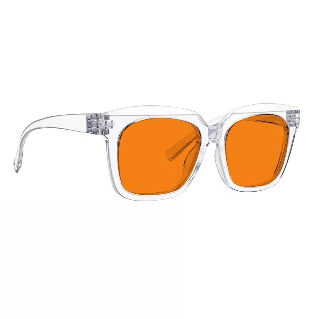 100% Blue Light Blocking Glasses Nighttime Metalless R2144-B98