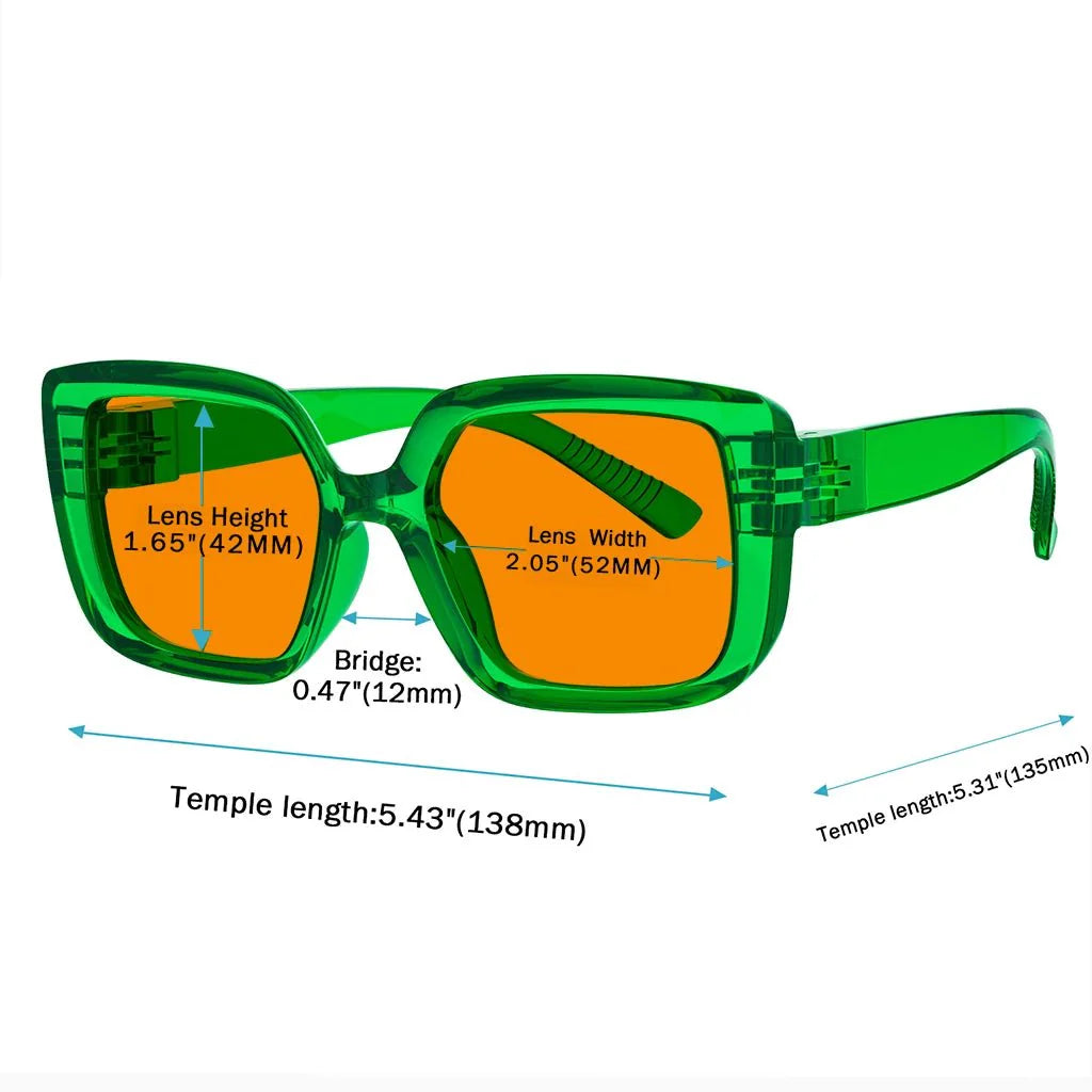 100% Blue Light Blocking Glasses Better Sleep Spring Hinge NR2014-B98