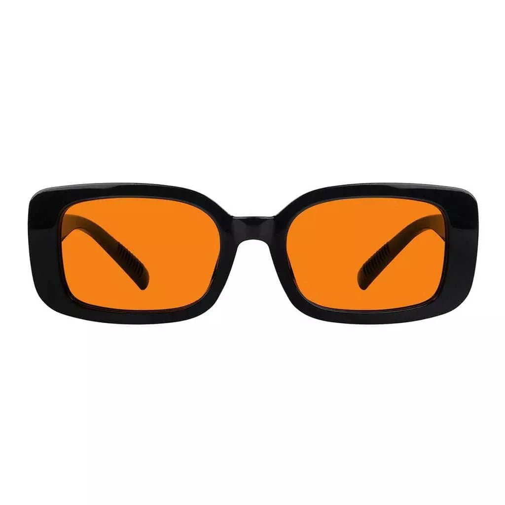 100% Blue Light Blocking Orange Glasses Metalless Screwless R2502-B98