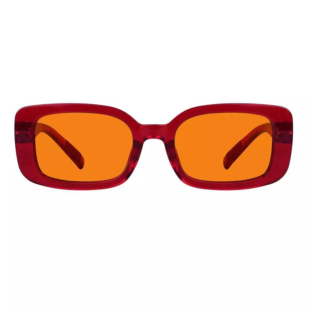 100% Blue Light Blocking Orange Glasses Metalless Screwless R2502-B98