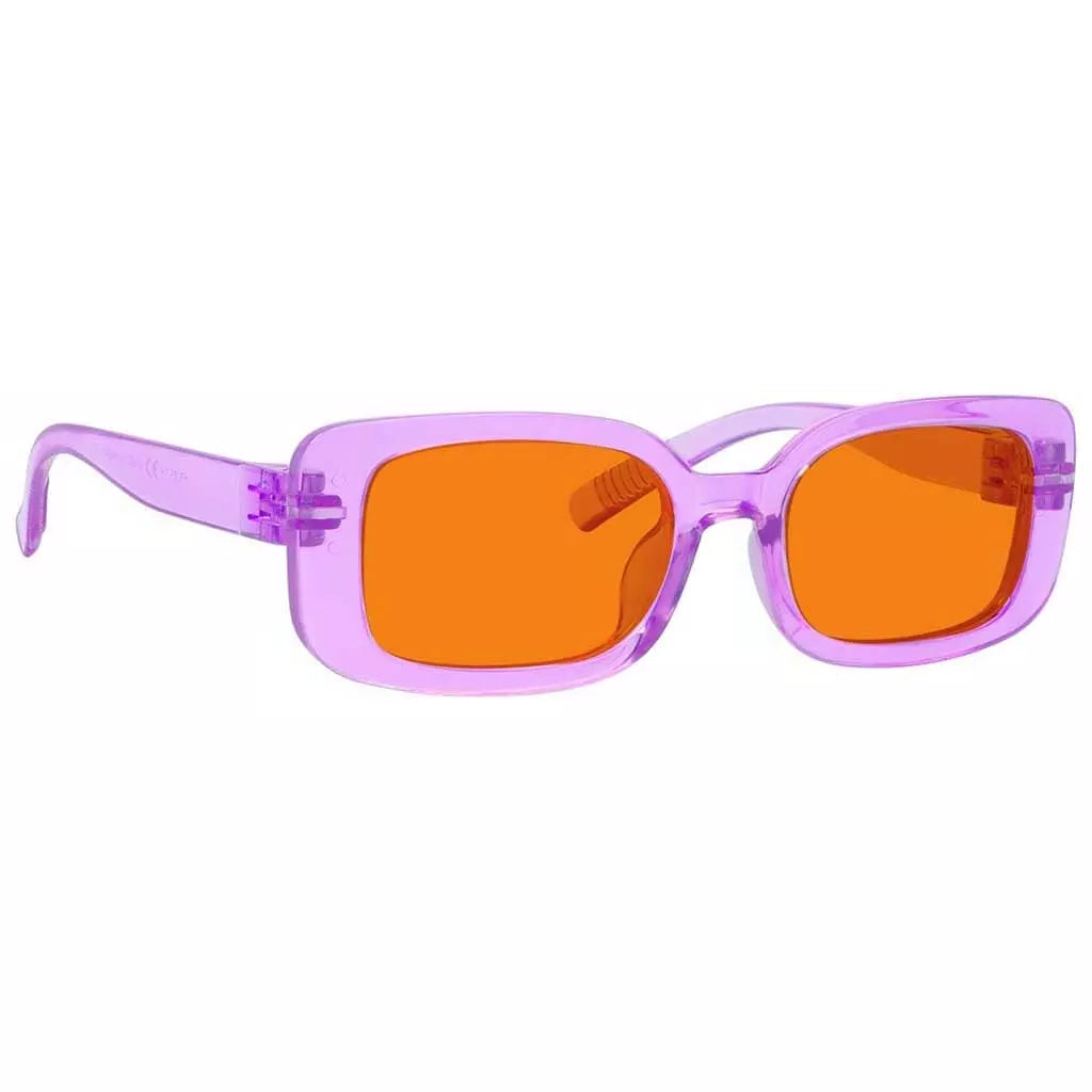 100% Blue Light Blocking Orange Glasses Metalless Screwless R2502-B98