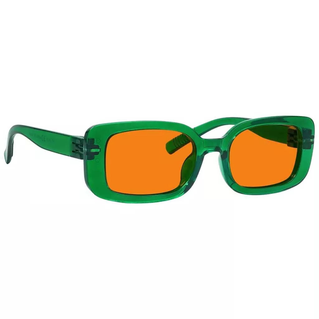100% Blue Light Blocking Orange Glasses Metalless Screwless R2502-B98