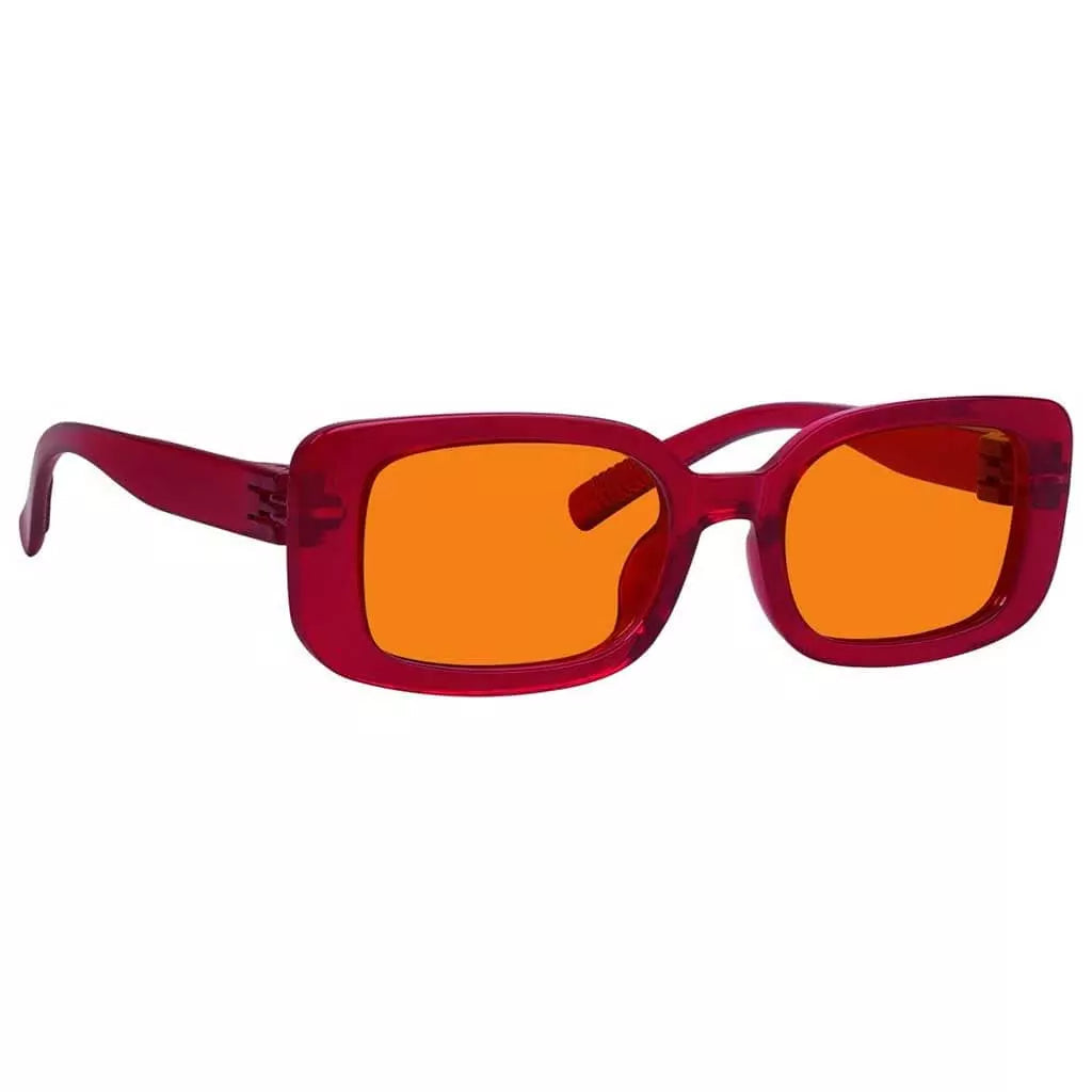 100% Blue Light Blocking Orange Glasses Metalless Screwless R2502-B98