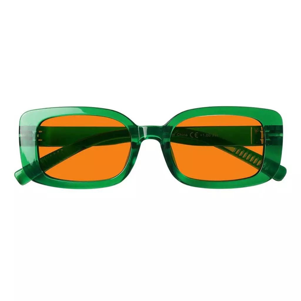 100% Blue Light Blocking Orange Glasses Metalless Screwless R2502-B98
