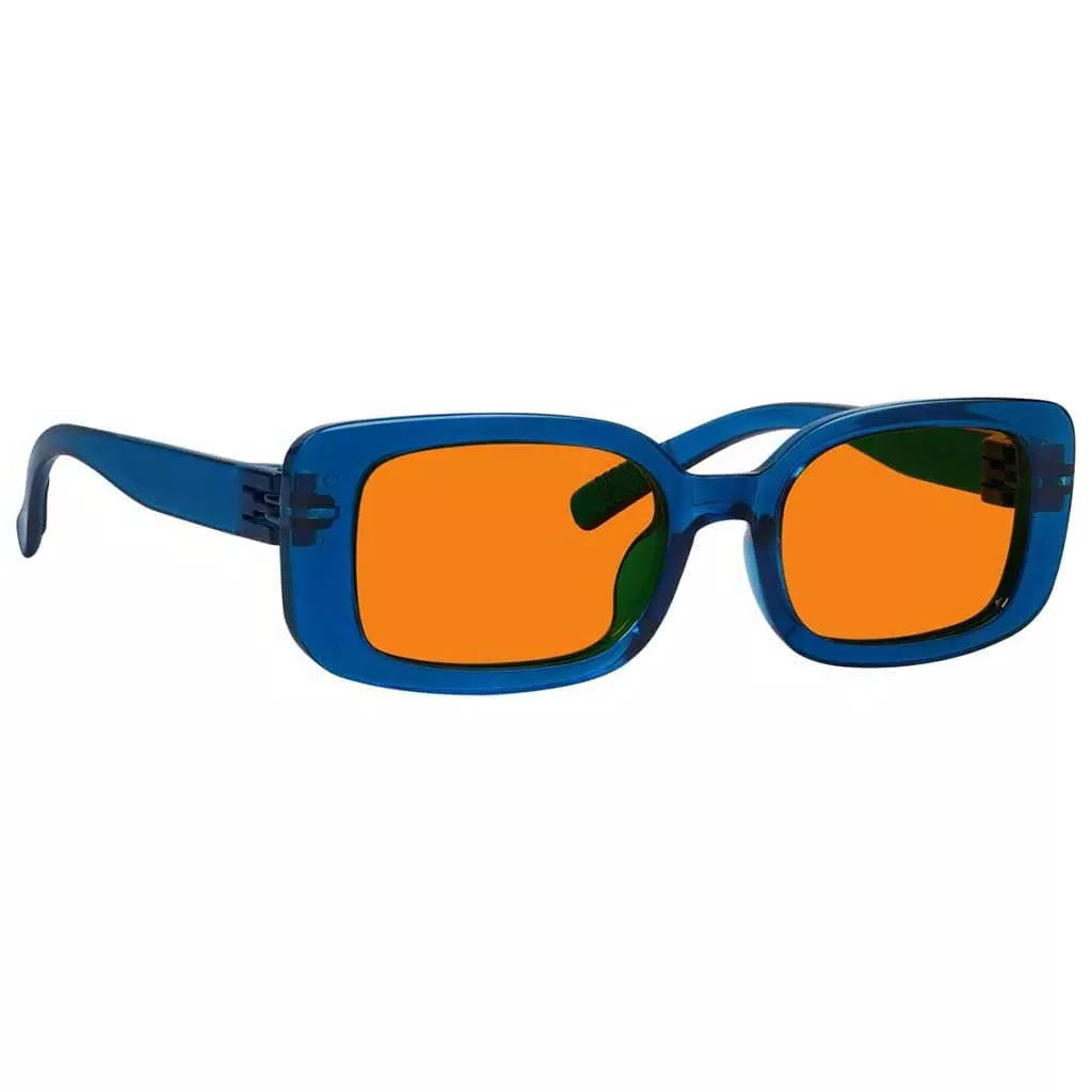100% Blue Light Blocking Orange Glasses Metalless Screwless R2502-B98
