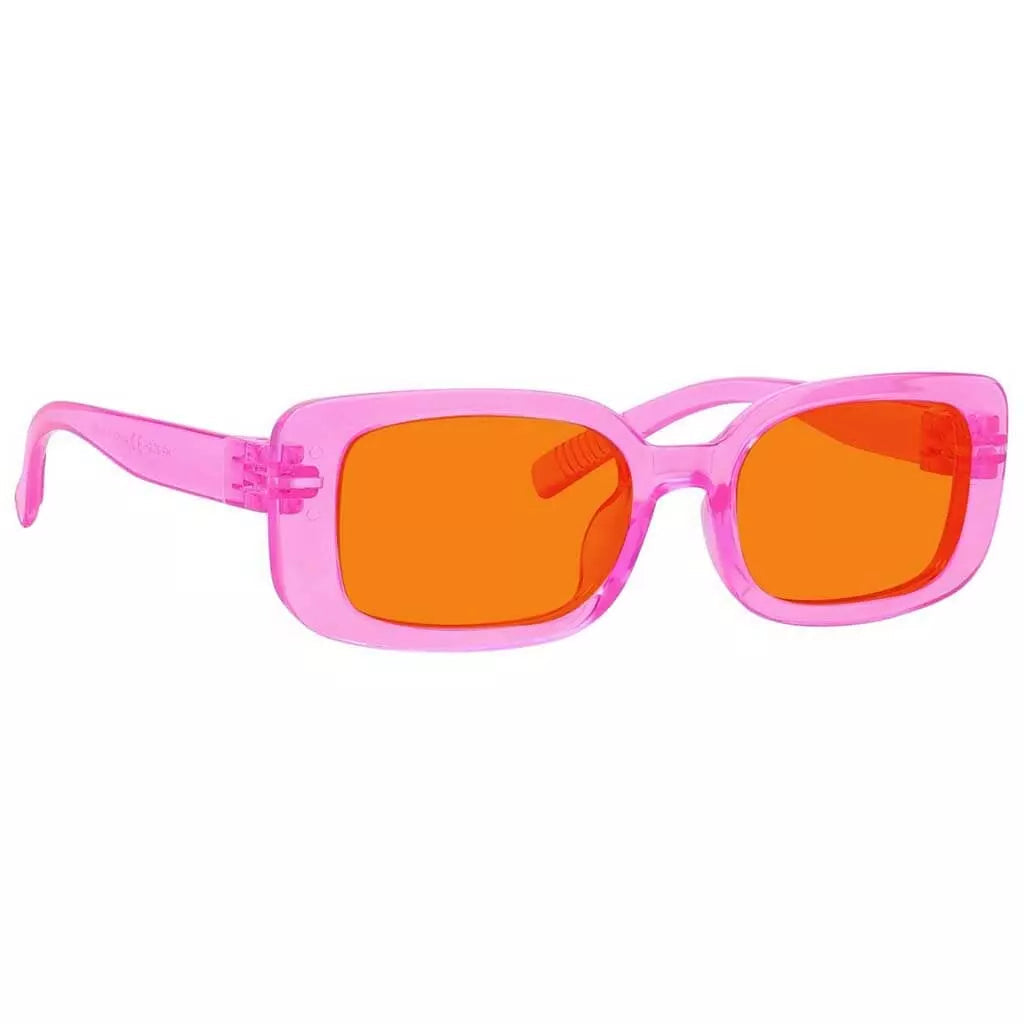 100% Blue Light Blocking Orange Glasses Metalless Screwless R2502-B98