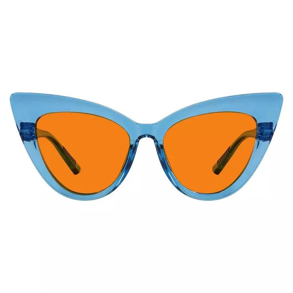 100% Blue Blocking Glasses Better Sleep Metalless Screwless R2318-B98