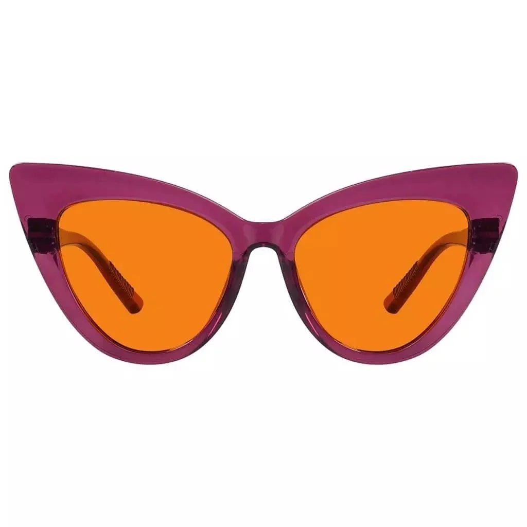 100% Blue Blocking Glasses Better Sleep Metalless Screwless R2318-B98