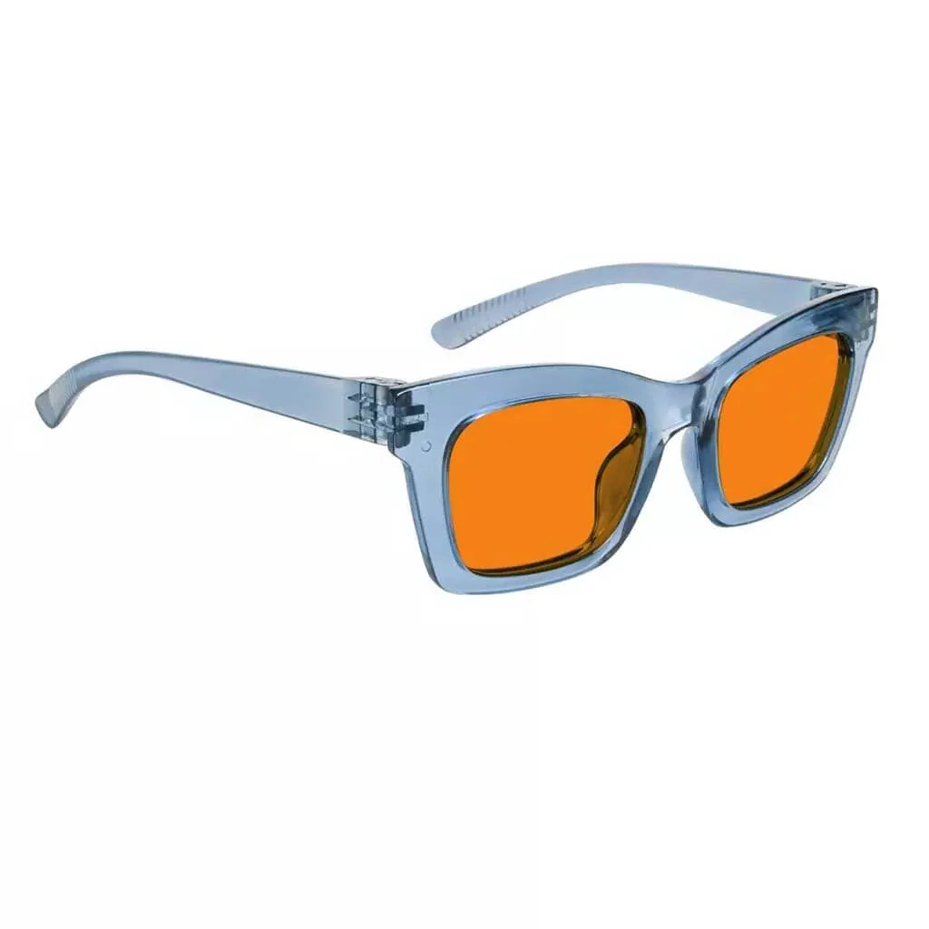 100% Blue Light Glasses Cat-eye Nighttime Metalless Specs R2308-B98