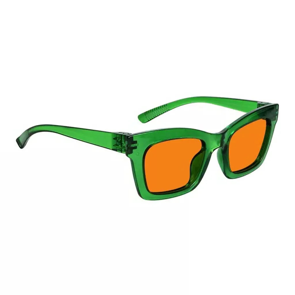 100% Blue Light Glasses Cat-eye Nighttime Metalless Specs R2308-B98