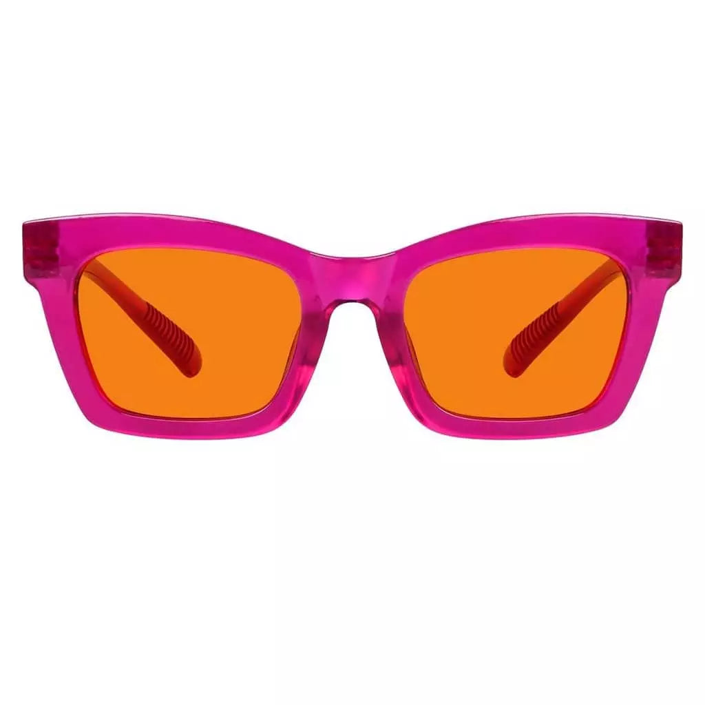 Cgcck 100% Blue Light Blocking Metalless Screwless Glasses Orange Tinted Lenses