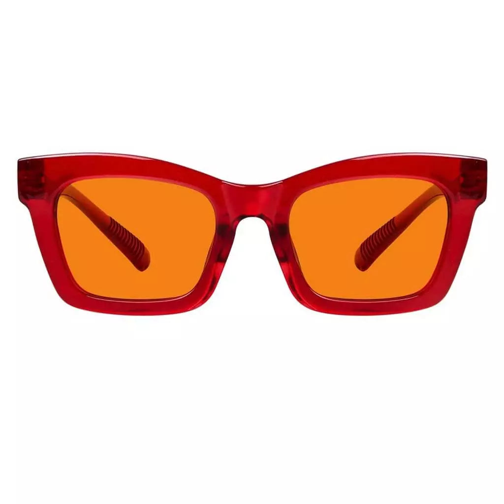 Cgcck 100% Blue Light Blocking Metalless Screwless Glasses Orange Tinted Lenses
