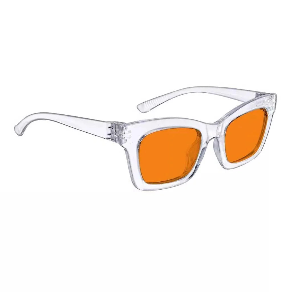 100% Blue Light Glasses Cat-eye Nighttime Metalless Specs R2308-B98