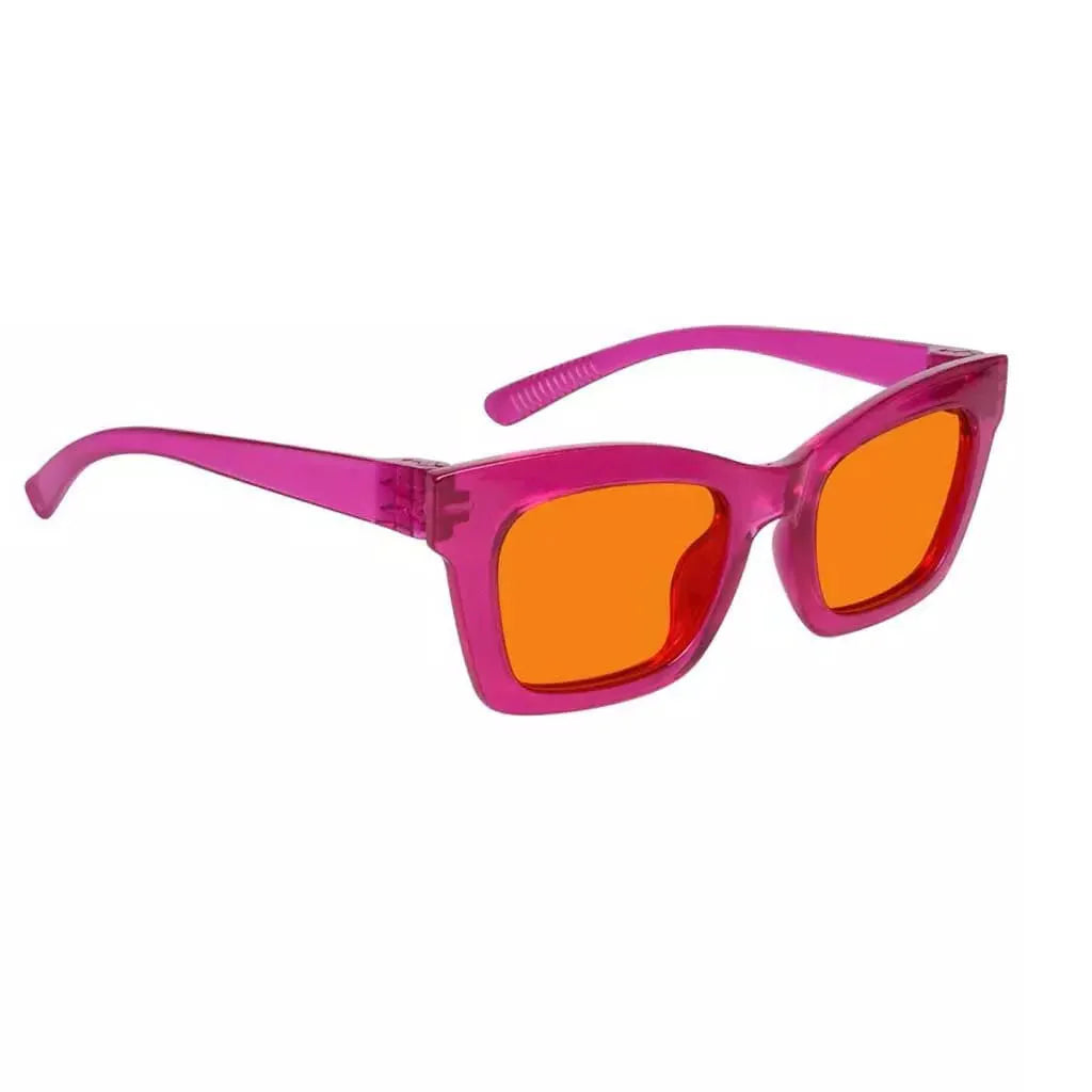 100% Blue Light Glasses Cat-eye Nighttime Metalless Specs R2308-B98