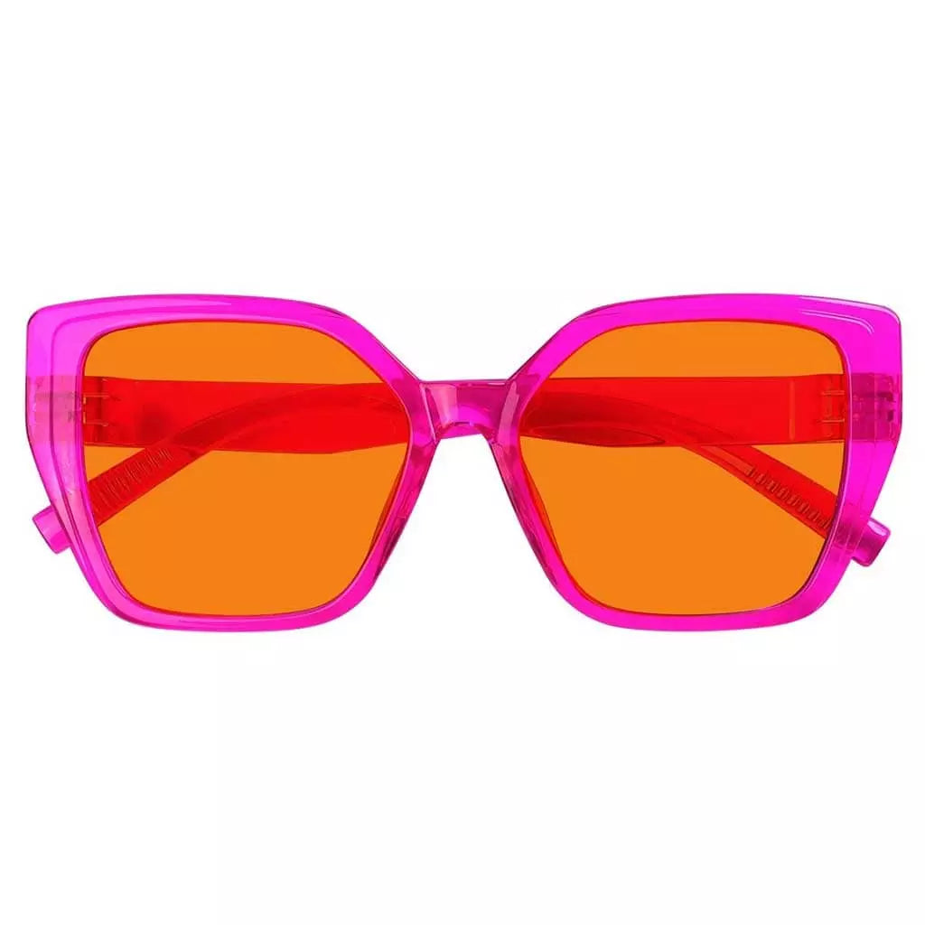 Cgccp 100% Blue Light Blocking Metalless Screwless Glasses Orange Tinted Lenses