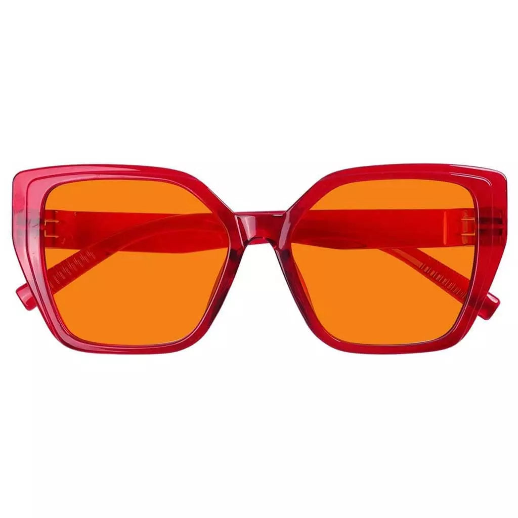Cgccp 100% Blue Light Blocking Metalless Screwless Glasses Orange Tinted Lenses