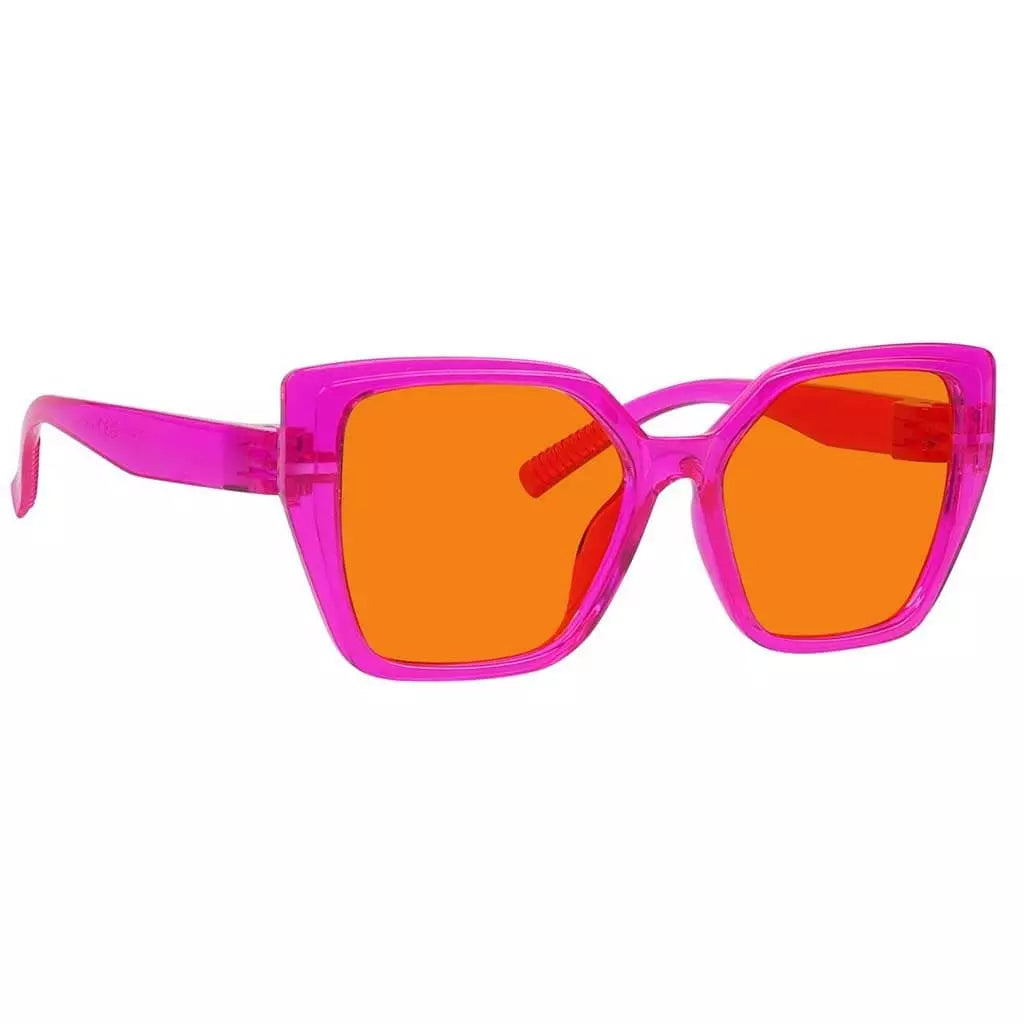 Cgccp 100% Blue Light Blocking Metalless Screwless Glasses Orange Tinted Lenses