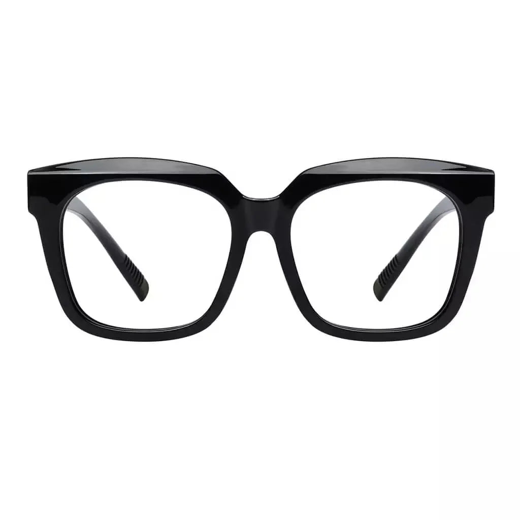 30% Blue Light Blocking Glasses Square Metalless Eyeglasses R2144-B15