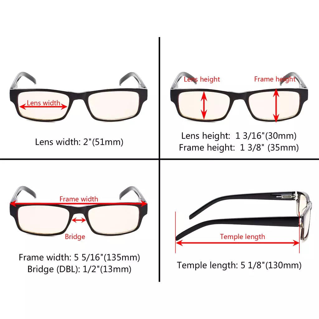 Blue Light Blocking Glasses Retro Women Men