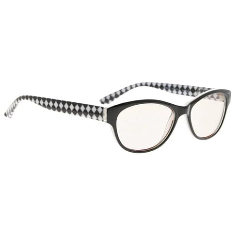 Cat Eye Patterned Blue Light Blocking Glasses Women