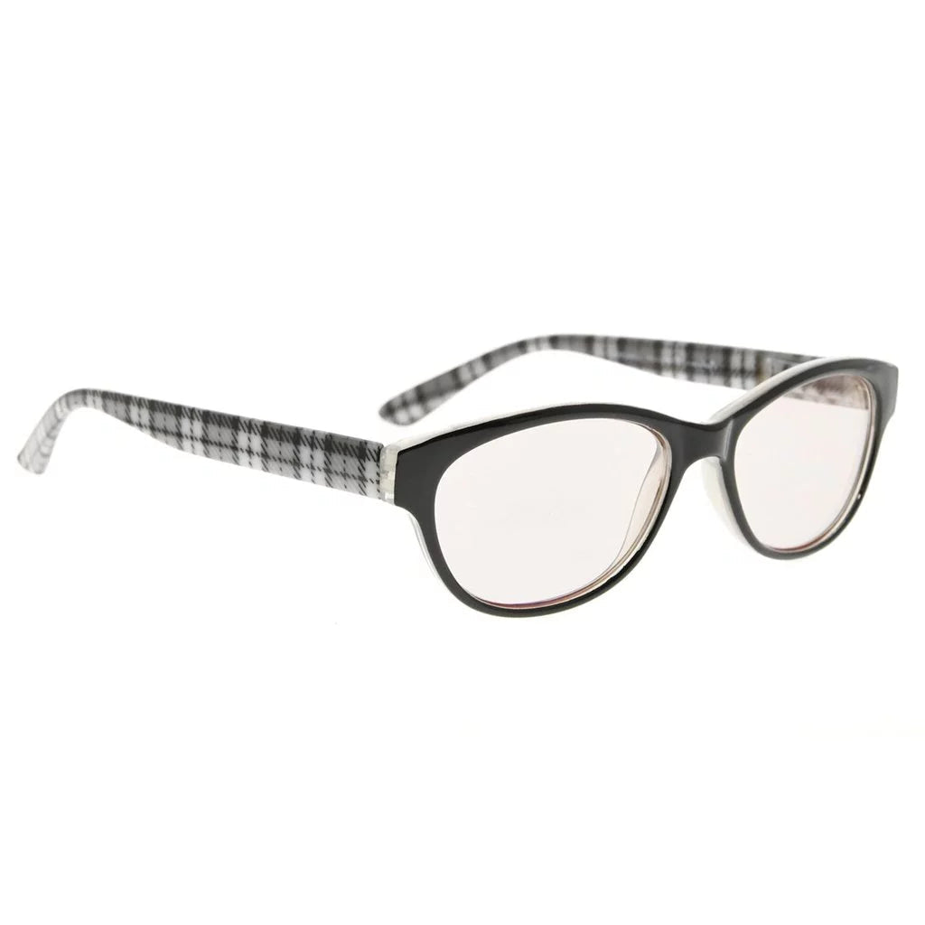 Cat Eye Patterned Blue Light Blocking Glasses Women