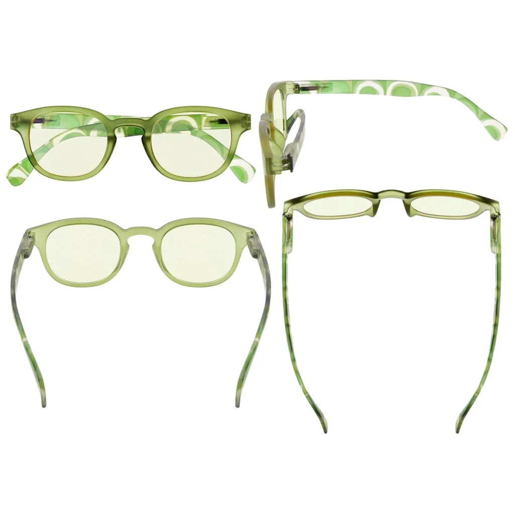 Patterned Blue Light Blocking Glasses Women