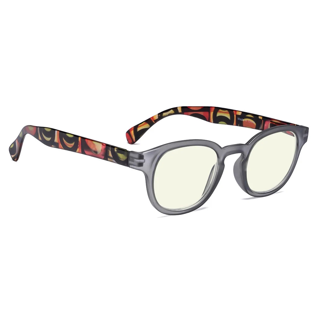 Patterned Blue Light Blocking Glasses Women