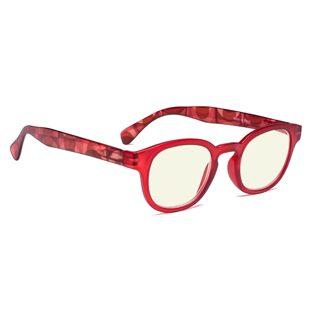 Patterned Blue Light Blocking Glasses Women