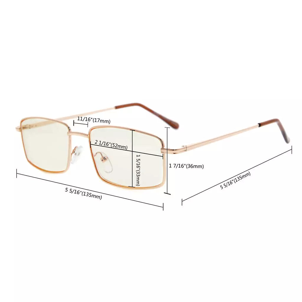 Cgacc Blue Light Blocking Glasses Light Yellow Tinted