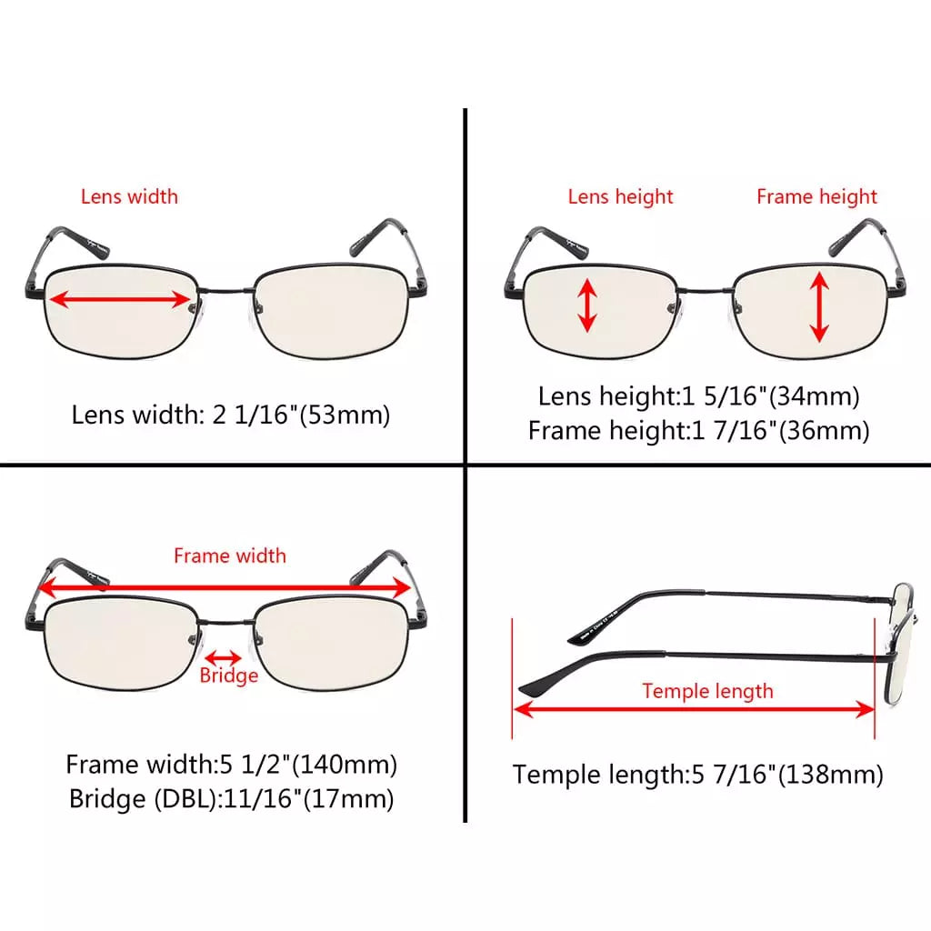 Wirerim Blue Light Blocking Reading Glasses Women Men