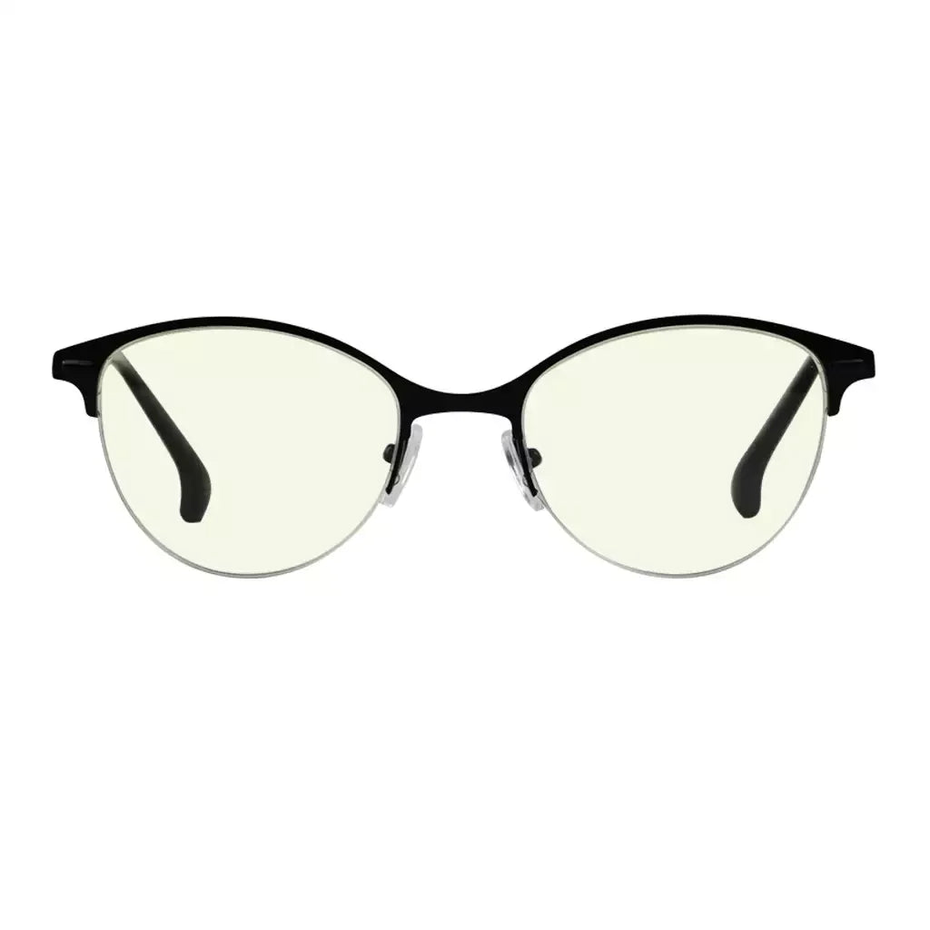 Half-Rim Cat-Eye Blue Light Blocking Reading Glasses for Women