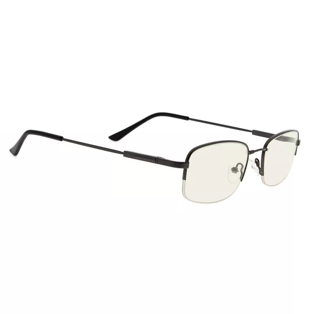 Half-Rim Titanium Blue Light Blocking Reading Glasses Men Women